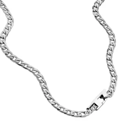 Diesel Bijoux Collier Et Pendentif<Collier Homme - DX1497040 - Acier Argent