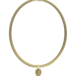Guess Bijoux Collier Et Pendentif<Collier homme JUMN01301JWYG Lion King acier Doré