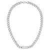 Lacoste Collier Et Pendentif<Collier Homme Backhand - 2040433 Acier Argent
