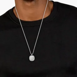 Lacoste Collier Et Pendentif<Collier Homme Vigor - 2040410 Acier Argent