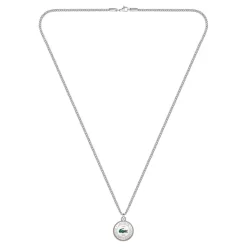 Lacoste Collier Et Pendentif<Collier Homme Vigor - 2040447 Acier Argent, Marron