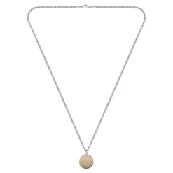 Lacoste Collier Et Pendentif<Collier Homme Vigor - 2040447 Acier Argent, Marron