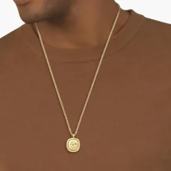 Lacoste Collier Et Pendentif<Collier Homme Vigor - 2040411 Acier Doré
