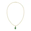 Lacoste Collier Et Pendentif<Collier Homme Arthor - 2040229 Acier Doré, Vert