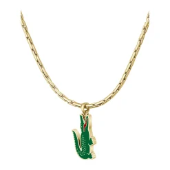 Lacoste Collier Et Pendentif<Collier Homme Arthor - 2040229 Acier Doré, Vert