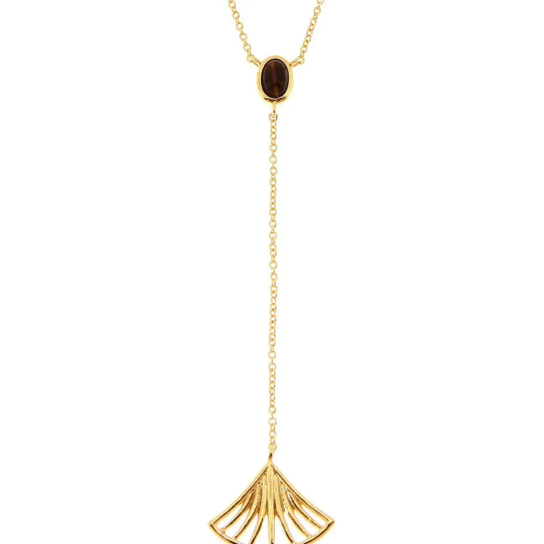 Kosma Paris Collier Et Pendentif<Collier - Collection Arielle & Onyx Noir Doré