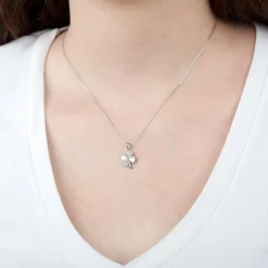 Lotus Silver Collier Et Pendentif<Collier LP3108-1-1