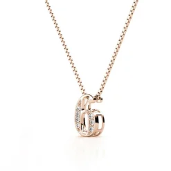MYC-Paris Collier Et Pendentif<Collier Number 6 Finition Or Rose