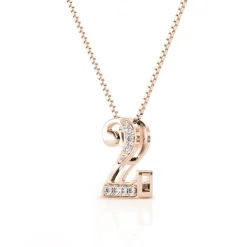 MYC-Paris Collier Et Pendentif<Collier Number 2 Finition Or Rose