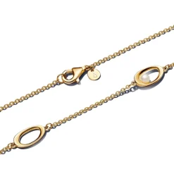 Pandora Collier Et Pendentif<Collier Ovale de Forme Organique & Perle de Culture d'Eau Douce Traitée