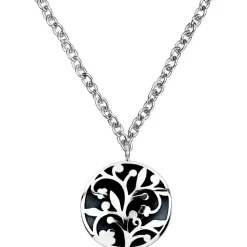Pierre Lannier Bijoux Collier Et Pendentif<Collier Pierre Lannier JB08A110 - Collier Noir Acier Femme