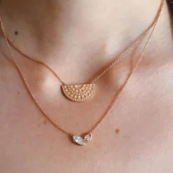 Kosma Paris Collier Et Pendentif<Collier Plaqué Or Rose BNS09571-GR Doré rose