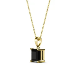 MYC-Paris Collier Et Pendentif<Collier Simple Square Or et Noir
