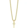 Guess Bijoux Collier Et Pendentif<Collier South Alameda Acier Doré Et Pampille Dague 66 cm
