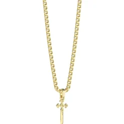Guess Bijoux Collier Et Pendentif<Collier South Alameda Acier Doré Et Pampille Dague 66 cm