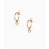 Les Interchangeables Boucles D'Oreilles<Créoles - A59252 Creoles Coeur PM Doré Rose