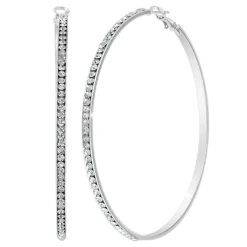 So Charm Bijoux Boucles D'Oreilles<Créoles So Charm - B4067-ARGENT - Boucles D'Oreilles Argentées