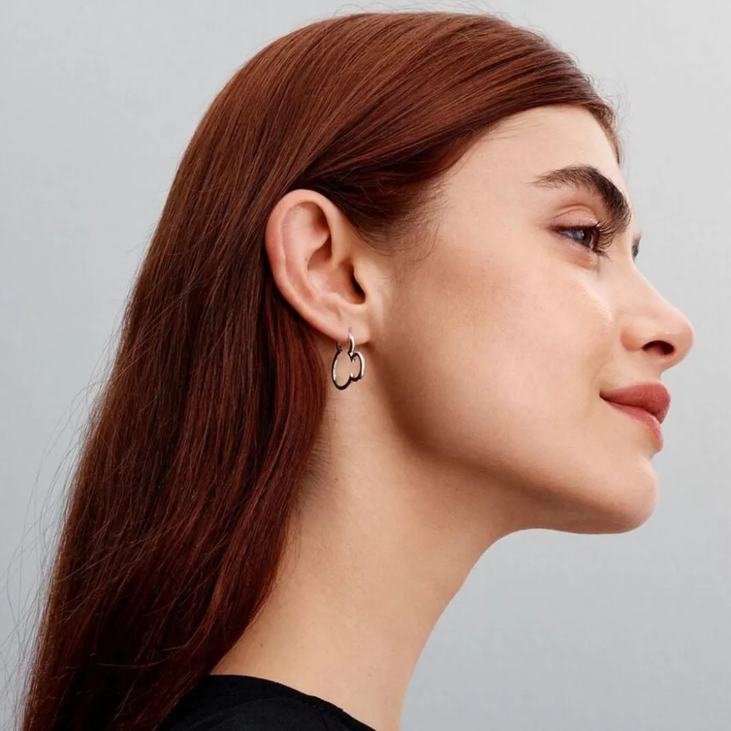 Pandora Boucles D'Oreilles<Créoles Disney Tête de Mickey