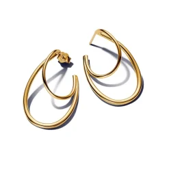 Pandora Boucles D'Oreilles<Créoles Doubles de Forme Organique 263870C00