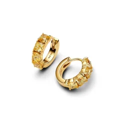 Pandora Boucles D'Oreilles<Créoles Jaune 263851C02