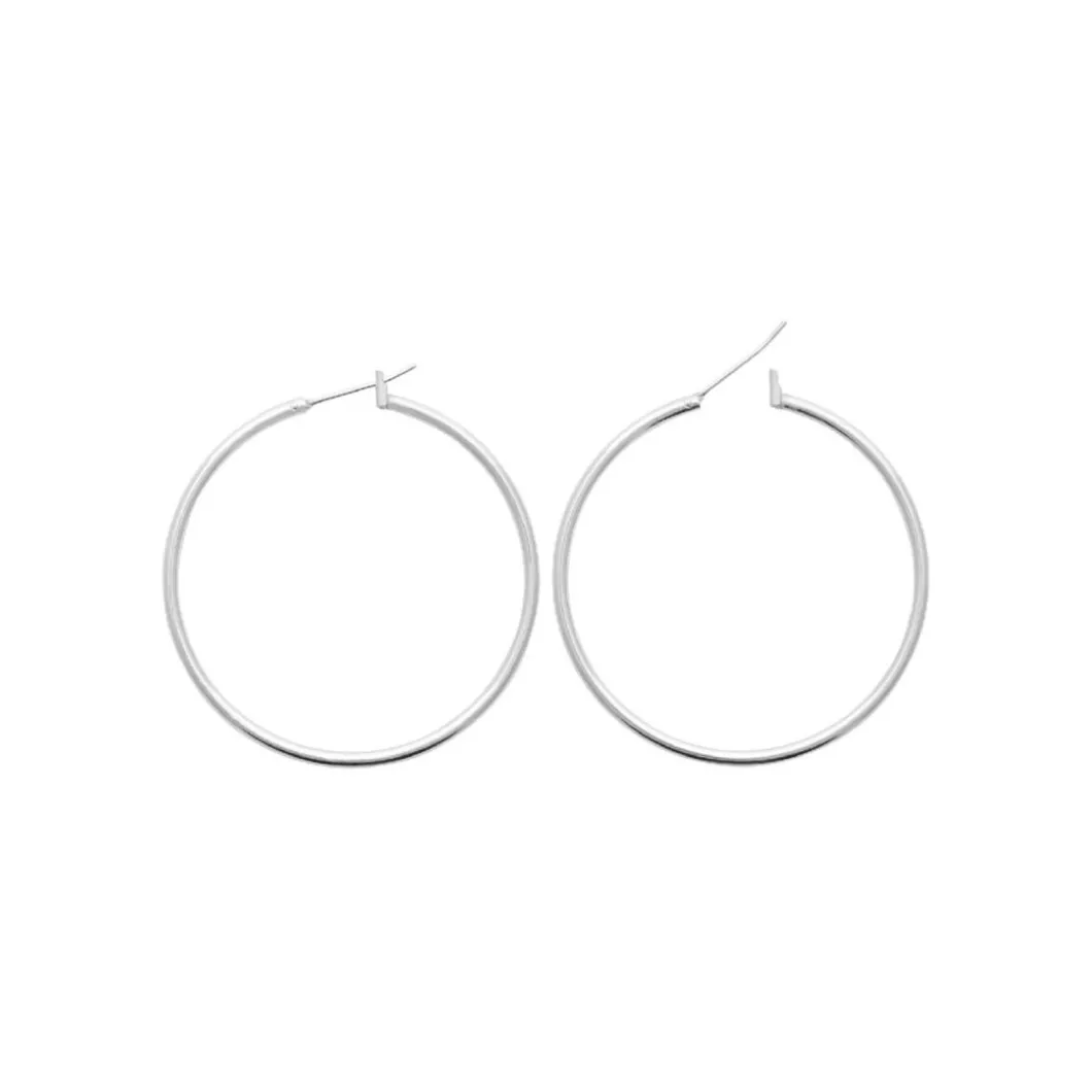 Maison de la Bijouterie Boucles D'Oreilles<Créoles Sensimio WUU40 Argent