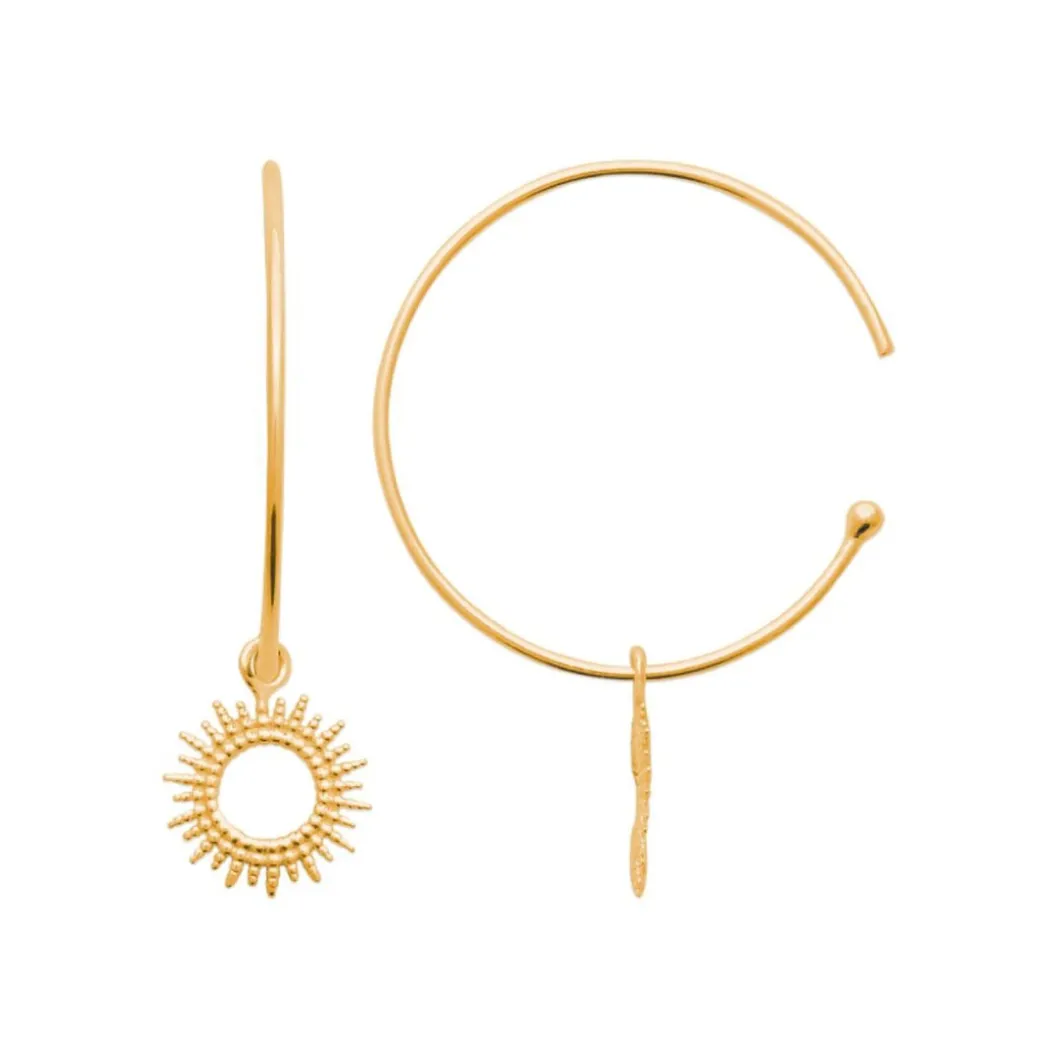 Maison de la Bijouterie Boucles D'Oreilles<Créoles Sensimio Y6Y6300 Plaqué or