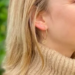 Maison de la Bijouterie Boucles D'Oreilles<Créoles Sensimio Y6Y6300 Plaqué or