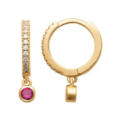 Maison de la Bijouterie Boucles D'Oreilles<Créoles Sensimio Y6343V0 Plaqué or