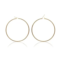 Maison de la Bijouterie Boucles D'Oreilles<Créoles Sensimio YUU50 Plaqué or