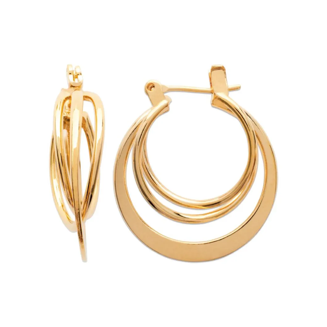 Maison de la Bijouterie Boucles D'Oreilles<Créoles Sensimio Y603Z00 Plaqué or