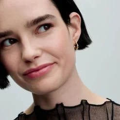 Pandora Boucles D'Oreilles<Créoles Ouvertes de Forme Organique