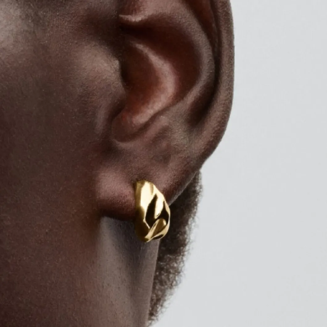 Pandora Boucles D'Oreilles<Créoles Ouvertes Ondulées 263873C00