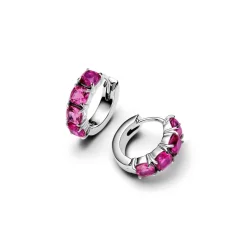 Pandora Boucles D'Oreilles<Créoles Roses 293851C02