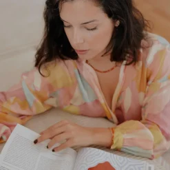 Sloya Boucles D'Oreilles<Créoles Serena Cornaline Rouge