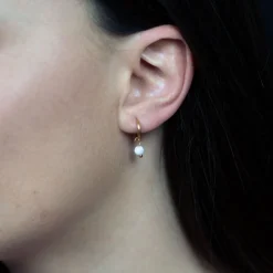 Sloya Boucles D'Oreilles<Créoles Serena Pierres de Lune