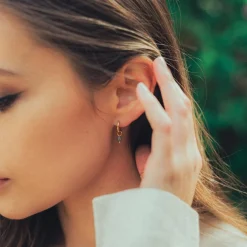 Sloya Boucles D'Oreilles<Créoles Serena Spectrolite