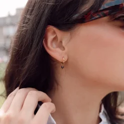 Sloya Boucles D'Oreilles<Créoles Serena Tourmaline