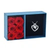 So Charm Montres Coffret<Ecrin à bijou So Charm - collier cœur et 6 roses éternelles rouge