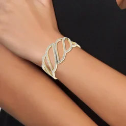 So Charm Bijoux Bracelets<Jonc Femme So Charm - B2096-DORE - Bracelet Mode Doré