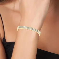 So Charm Bijoux Bracelets<Jonc Femme So Charm - B2822-DORE - Bracelet Mode Doré