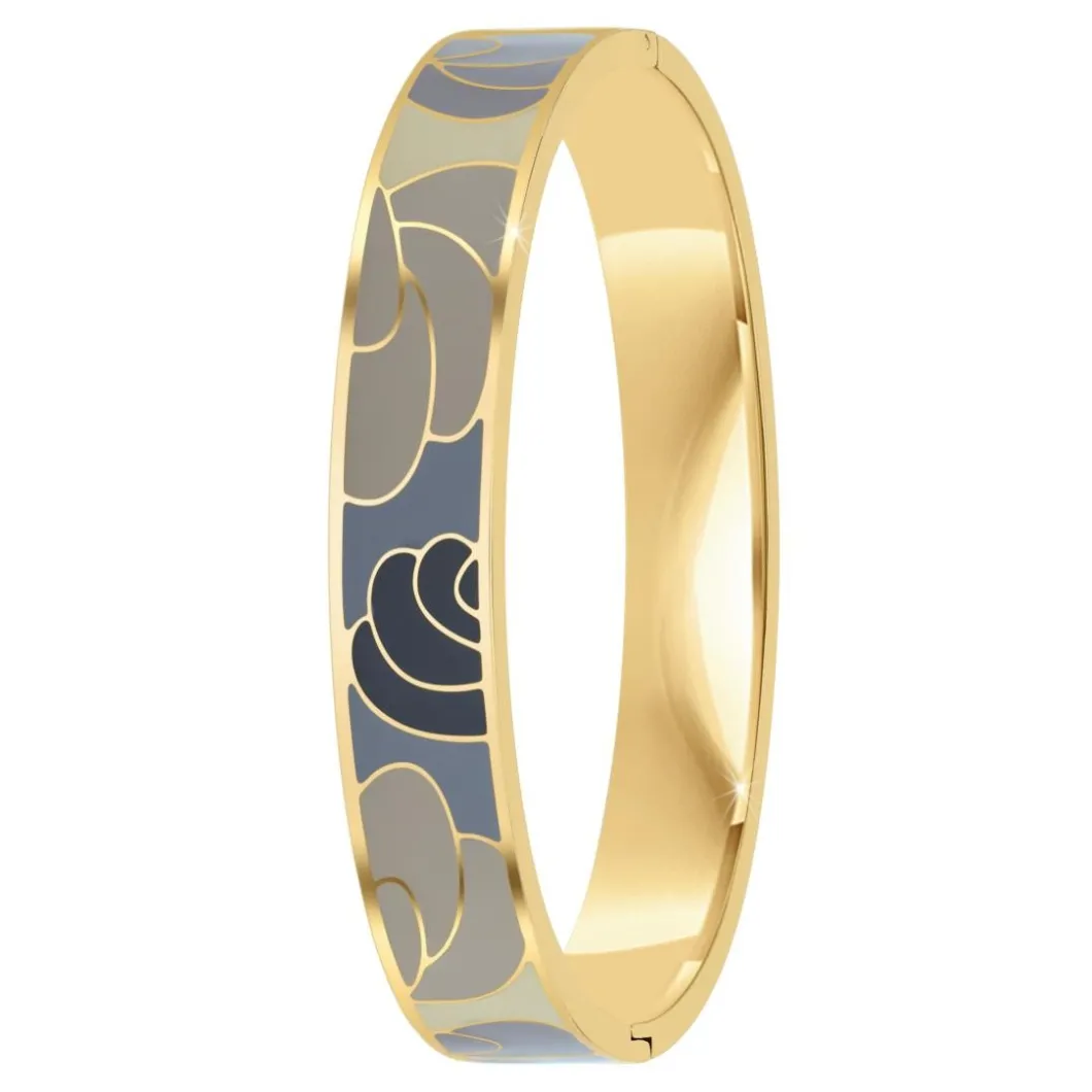 So Charm Bijoux Bracelets<Jonc Femme So Charm - B4343-DORE - Bracelet Email Doré