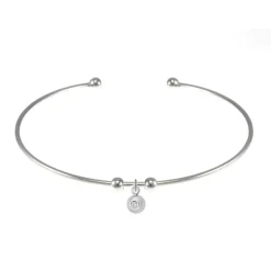 So Charm Bijoux Bracelets<Jonc Femme So Charm - BD1143-ARGENT-DIAMANT - Bracelet Mode Argenté