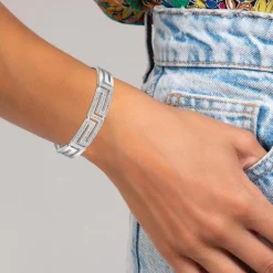 So Charm Bijoux Bracelets<Jonc Femme So Charm - B4028-ARGENT - Bracelet Mode Argenté