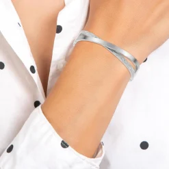 So Charm Bijoux Bracelets<Jonc Femme So Charm - B4105- - Bracelet Mode é Argent