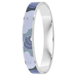 So Charm Bijoux Bracelets<Jonc Femme So Charm - B4344-ARGENT - Bracelet Email Argenté Violet