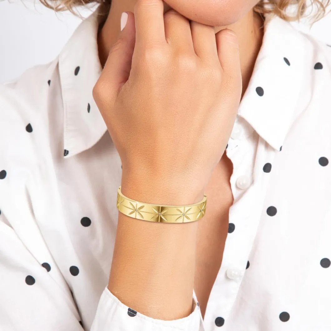 So Charm Bijoux Bracelets<Jonc Femme So Charm - B4104-DORE - Bracelet Mode Doré