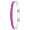 So Charm Bijoux Bracelets<Jonc Femme So Charm - B4339-ARGENT-VIOLET - Bracelet Email Argenté