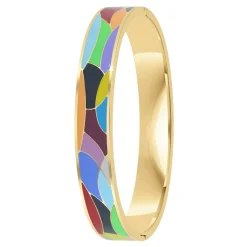 So Charm Bijoux Bracelets<Jonc Femme So Charm - B4363-DORE - Bracelet Email Doré