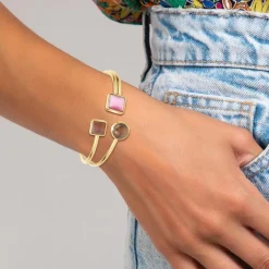 So Charm Bijoux Bracelets<Jonc Femme So Charm - B4114-DORE - Bracelet Mode Doré