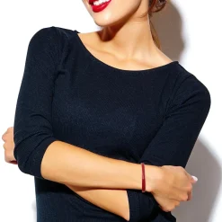 So Charm Bijoux Bracelets<Jonc Femme So Charm - B4339-ARGENT-ROUGE - Bracelet Email Argenté